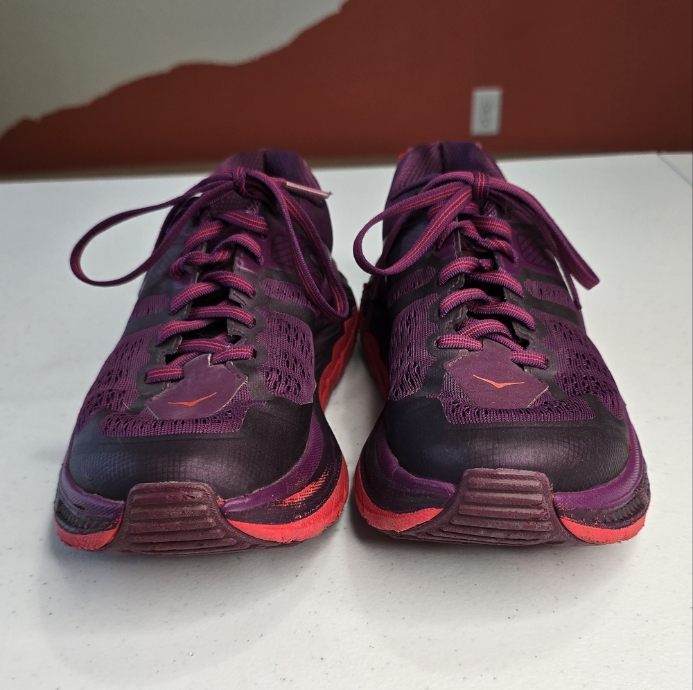 HOKA Stinson ATR 5 Trail-Running Shoes Women's 7 Purple Outdoor Gorpcore - Picture 5 of 10